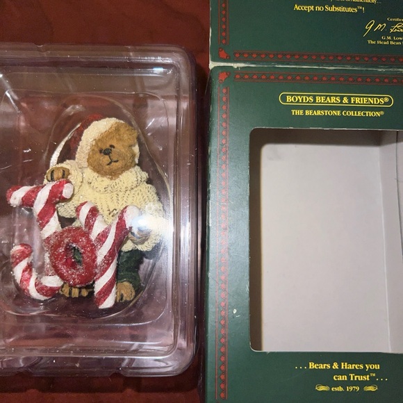 NEW~Boyds Bears & Friends "Joey B. Jolly" Christmas Ornament #25775~Bearstone - Picture 5 of 8